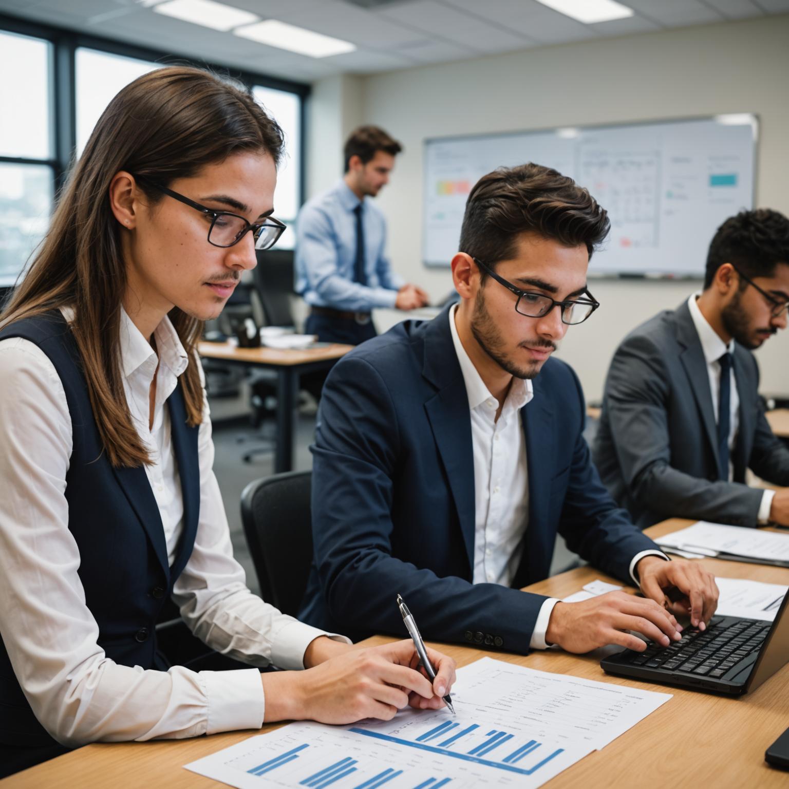 Financial accounting classroom